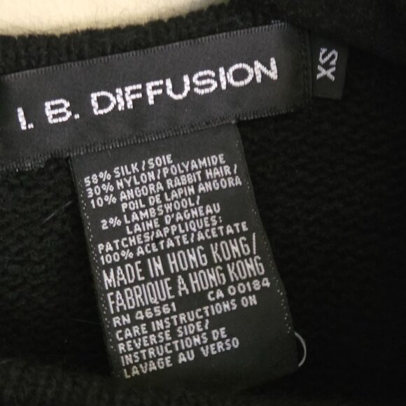 Stunning Lambswool Silk Bow Beaded Detail 1980s Sweater Size XS - Picture 7 of 7